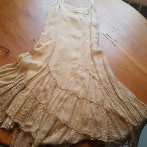 Designer Johnny Was Lace Midi Sundress